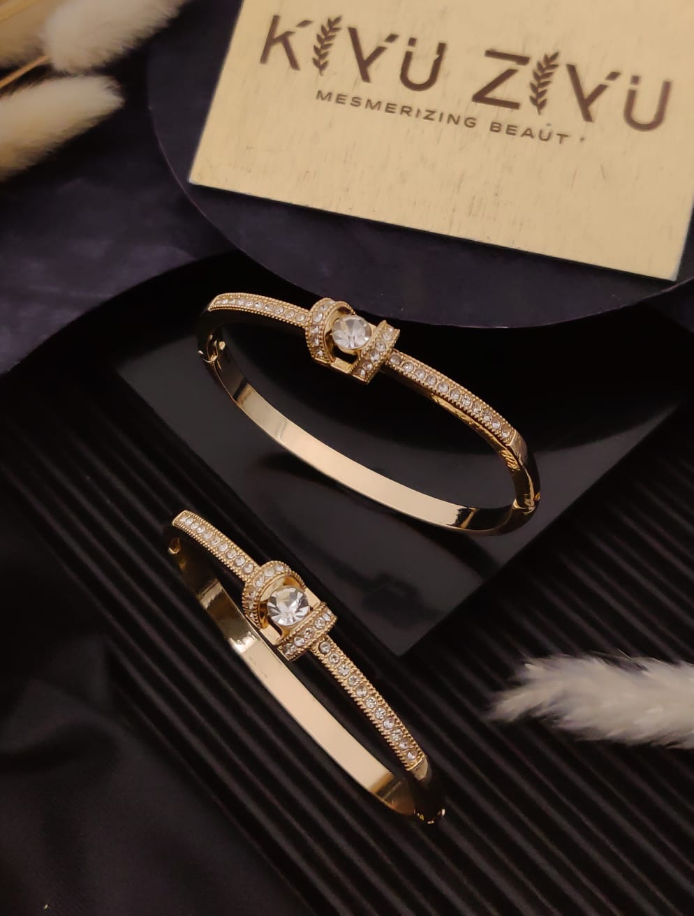 Anti Tranis Gold -Plated Kada