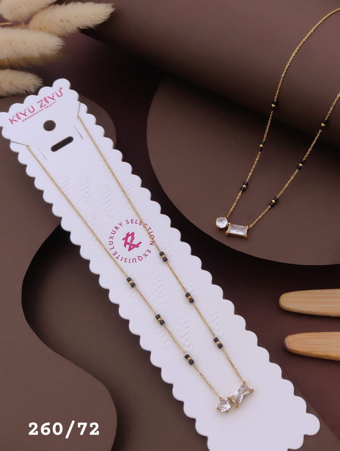 Mangalsutra | 18k Rose Gold Plated Stainless Steel